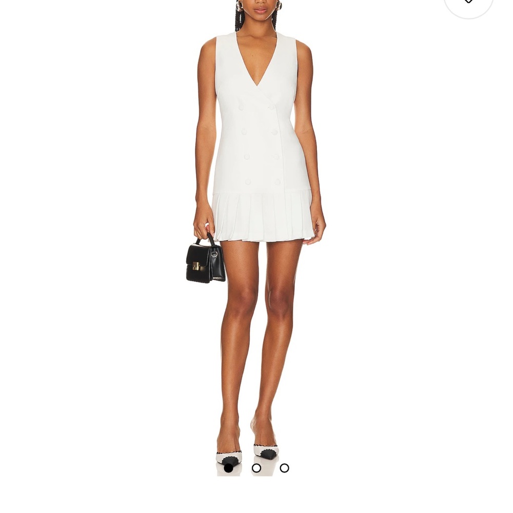 Amanda Uprichard White Blazer Dress